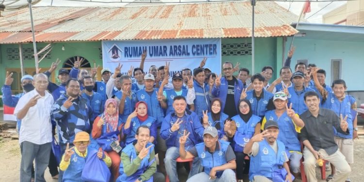 Umar Arsal Kukuhkan 128 Koordinator Tim  Kelurahan se- Kota Kendari