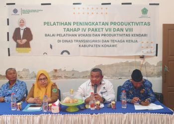 BPVP Kendari Buka Dua Paket Pelatihan Produktivitas di Kabupaten Konawe