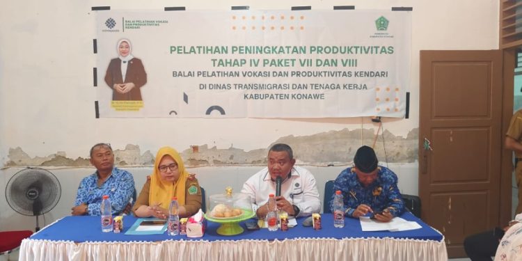 BPVP Kendari Buka Dua Paket Pelatihan Produktivitas di Kabupaten Konawe