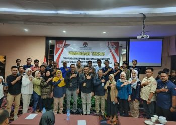 KPU Konsel Gelar Bintek dan Sosialisasi Kampanye ke Parpol