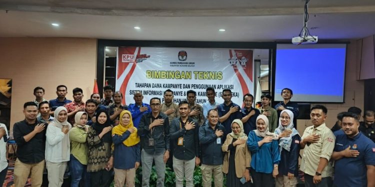 KPU Konsel Gelar Bintek dan Sosialisasi Kampanye ke Parpol