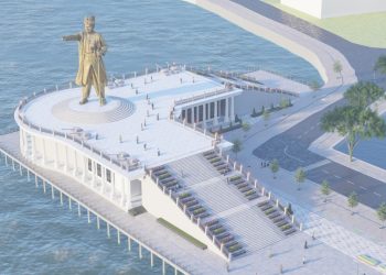 Pembangunan Tugu Patung Oputa yi Ko di Baubau Terus Dikebut