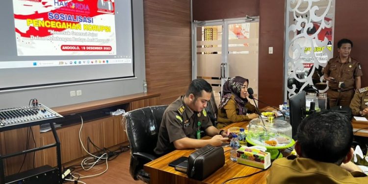 Kolaborasi Inspektorat dan Kejari Konsel Cegah Terjadinya Korupsi di Lingkup ASN