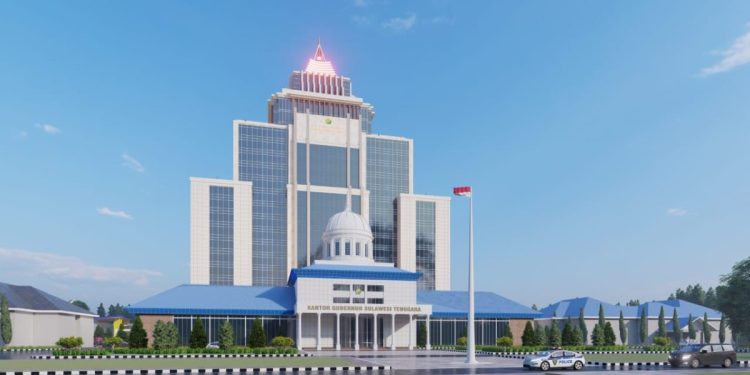 Pembangunan Kantor Gubernur Sultra Tahap Dua On Progres