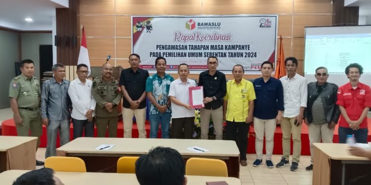 Bawaslu Konsel Mulai Tertibkan APK Pemilu Pada 11 Februari 2024