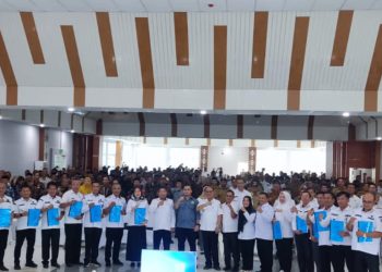 Maksimalkan Pengelolaan Dana Desa, Bupati Surunuddin Launching Siskeudes Online
