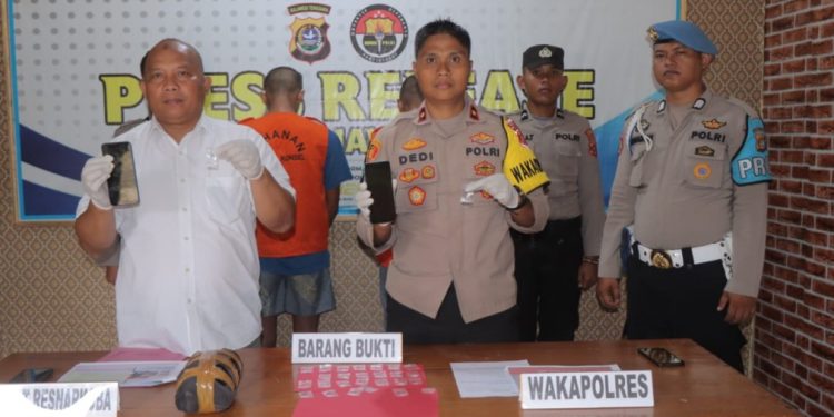 Polres Konsel Amankan Dua Pengguna Narkoba di Tinanggea