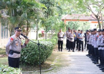 Polres Konsel Kerahkan 150 Personel Kawal Pelaksanaan Pleno KPU Kabupaten