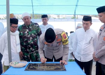 Momentum Ramadan, Kapolres Konsel Resmikan Musholla Polsek Moramo