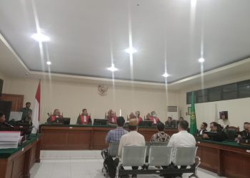 Empat Terdakwa Tipikor Antam Konut Jalani Sidang Tuntutan Dakwaan di PN Kendari