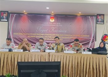 KPU Konsel Rakor Bersama Lintas Sektor Terkait Persiapan Pilkada 2024