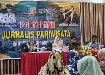 Dorong Pengelolaan Wisata di Konsel, Dispar Gelar Pelatihan Jurnalis Pariwisata