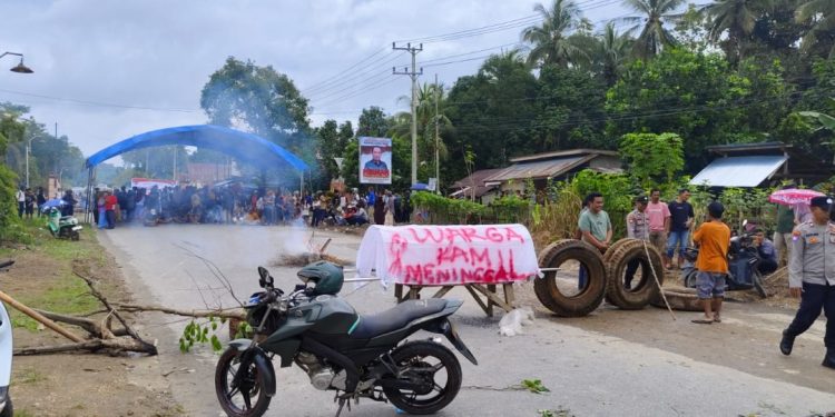 Warga Kembali Blokade Jalan di Konsel, Pemprov Turun Tangan