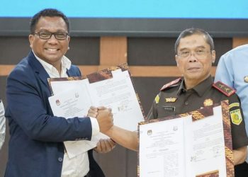 Kejati-KPU Sultra Teken MoU Masalah Penanganan Hukum Bidang Datun