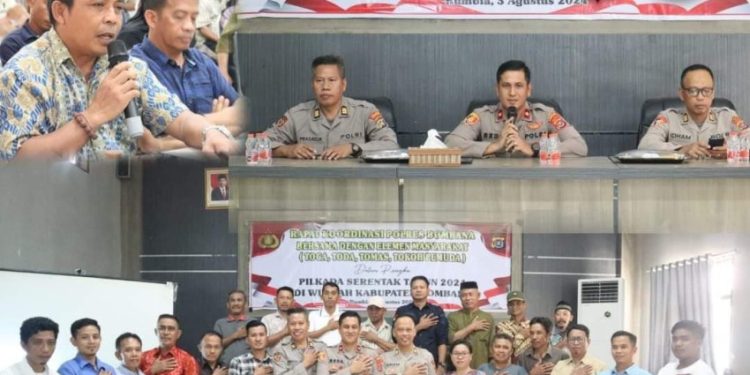 Polres Bombana Gandeng Semua Elemen Sukseskan Pilkada Serentak Tahun 2024