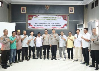 Ciptakan Pilkada Damai, Polres Bombana Gelar Rakor Bersama Parpol