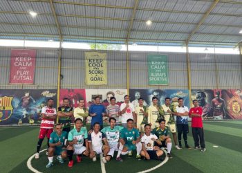 Kejari Konsel Bersama Insan Pers Pererat Silaturahmi Melalui Laga Futsal Persahabatan