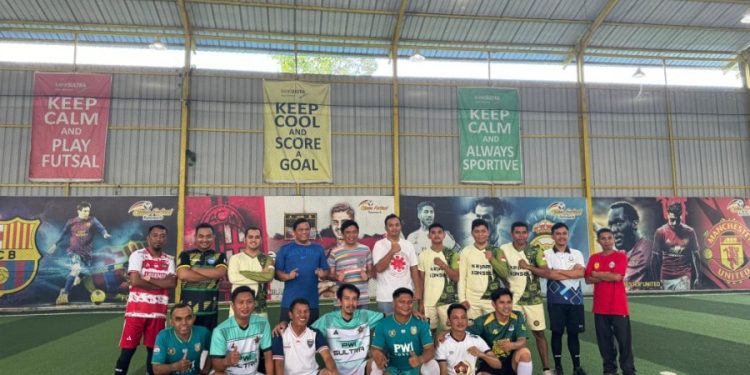 Kejari Konsel Bersama Insan Pers Pererat Silaturahmi Melalui Laga Futsal Persahabatan