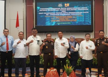 Kejati Sultra- UPT Kementerian PUPR Teken MoU Terkait Pendampingan Hukum Bidang Datun