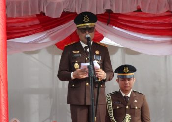 Pimpin Upacara Harlah Kejaksaan ke-79, Kajati Hendro Ulas Sejarah Panjang Terbentuknya Korps Adhyaksa