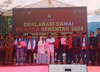 Deklarasi Damai Pilkada Serentak, Pj Bupati Bombana minta ciptakan Pemilu Bermartabat