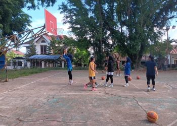 Tim Basket Putri Sultra Optimis Juara di Laga Pra Popnas Zona IV