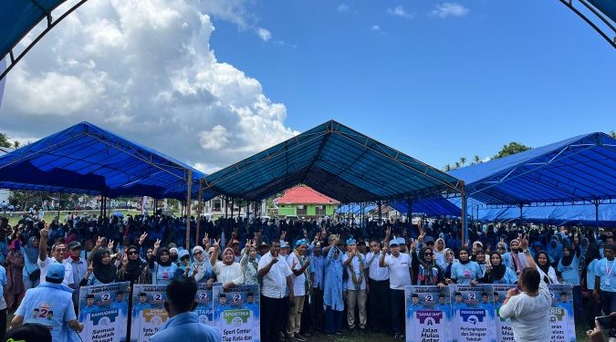 Kampanye di Kaledupa dan Wangi-wangi, ASR-Hugua Targetkan Pembenahan Infrastruktur Hingga Pengembangan Kuliner Tradisional