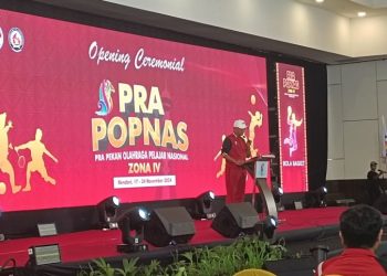 Wakili Pj. Gubernur Sultra, Sekda Asrun Lio Buka Secara Resmi Kegiatan Pra-POPNAS Zona IV Tahun 2024