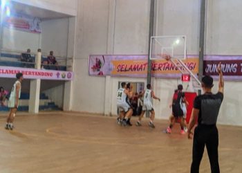Tim Basket Putra Sultra Gagal Mengimbangi Jawa Timur di Laga Perdana Pra Ponas Zona IV 2024