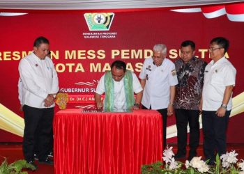 Pj Gubernur Andap Resmikan Mess Pemda Sultra di Makassar