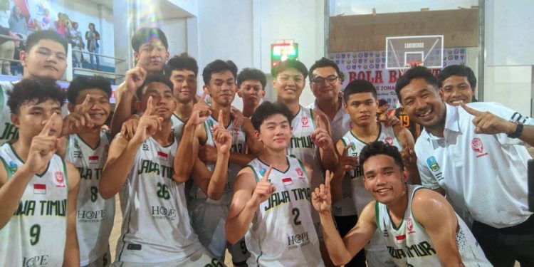 Tak Terkalahkan, Tim Basket Jawa Timur Jadi Kampiun di Pra Popnas Zona IV 2024