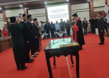 Pimpinan DPRD Sultra Periode 2024-2029 Resmi Dilantik