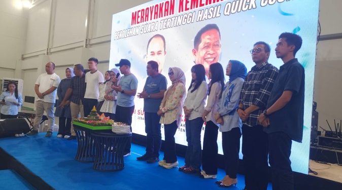 Rayakan Kemenangan, ASR-Hugua Ucapkan Terima Kasih Kepada Seluruh Masyarakat Sultra