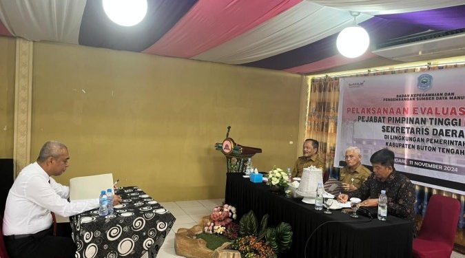 Sekprov Asrun Lio Evaluasi Kinerja Sekda Buteng