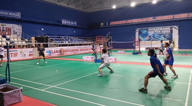 Cabor Bulutangkis Putri Sultra Sumbang Medali Perunggu di Pra Popnas Zona IV Tahun 2024