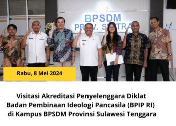 BPSDM Sultra Raih Akreditasi Istimewa Dari BPIP RI