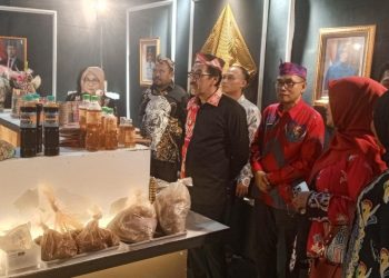 Edy Suharmanto Terharu Resmikan Pembukaan Pameran Pembangunan Peringati HUT Bombana ke-21
