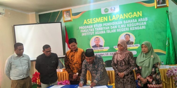 Prodi Bahasa Arab IAIN Kendari Jalani Asesmen Lapangan