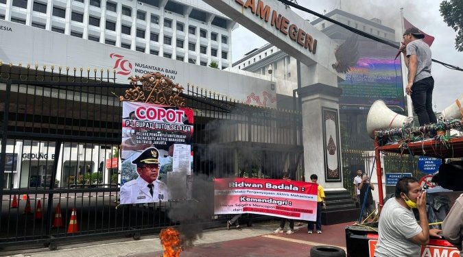 Mahasiswa UIC Kembali Desak Kemendagri  Copot Pj. Bupati Buton Selatan