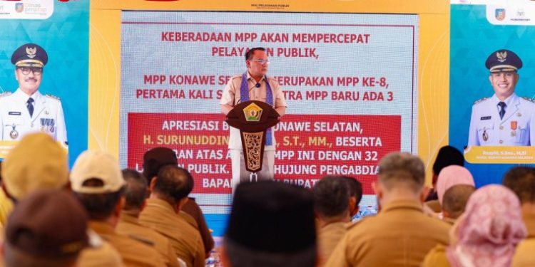 Dorong Pelayanan Prima, Pj. Gubernur Sultra Resmikan Mal Pelayanan Publik (MPP) Konsel