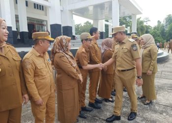 Pimpin Apel Perdana, Wabup Wahyu : ASN Jangan Gelisah, Pesta Demokrasi Selesai, Saatnya Bersatu Bangun Konsel