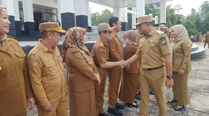 Pimpin Apel Perdana, Wabup Wahyu : ASN Jangan Gelisah, Pesta Demokrasi Selesai, Saatnya Bersatu Bangun Konsel