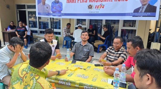 Peringati Hari Pers Nasional 2025, PWI Sultra Gelar Lomba Domino