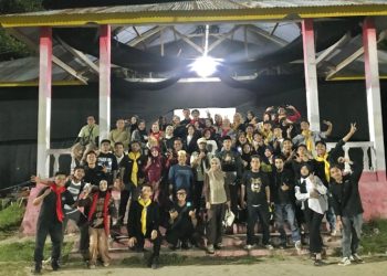 Gali Kreativitas Pelajar, UKM Seni IAIN Kendari Gelar Kegiatan Taman Seni di Desa Langgea