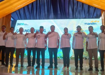 Groundbreaking Menara Mandiri di Kendari, Gubernur ASR: Ini Adalah Simbol Kemajuan