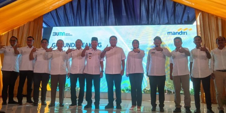Groundbreaking Menara Mandiri di Kendari, Gubernur ASR: Ini Adalah Simbol Kemajuan