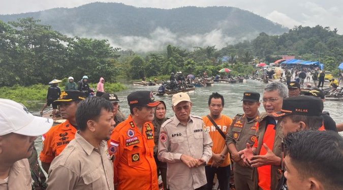 Sekda Sultra Tinjau Bencana Banjir di Konut