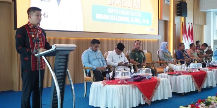 Bupati Irham Kalenggo Pimpin Rapat Percepatan Penurunan Stunting, Tekankan Sinergi dan Data