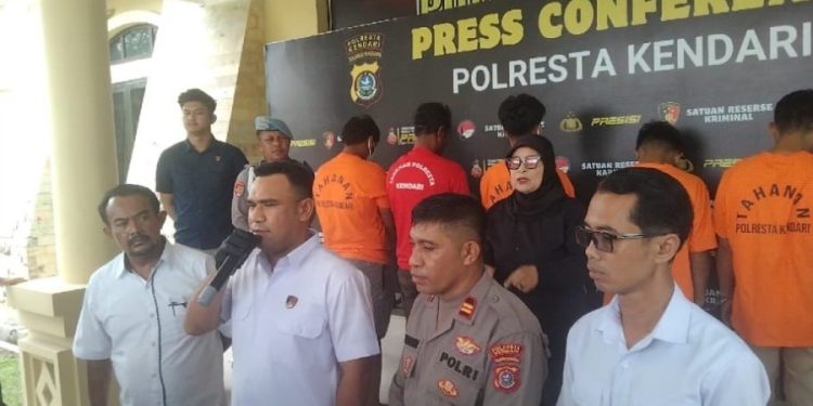Polres Ungkap Tiga Kasus Kriminal Paling Menonjol di Kota Kendari