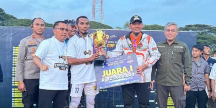 Wakil Walikota Sudirman Resmi Tutup Turnamen Sepakbola Walikota Cup I